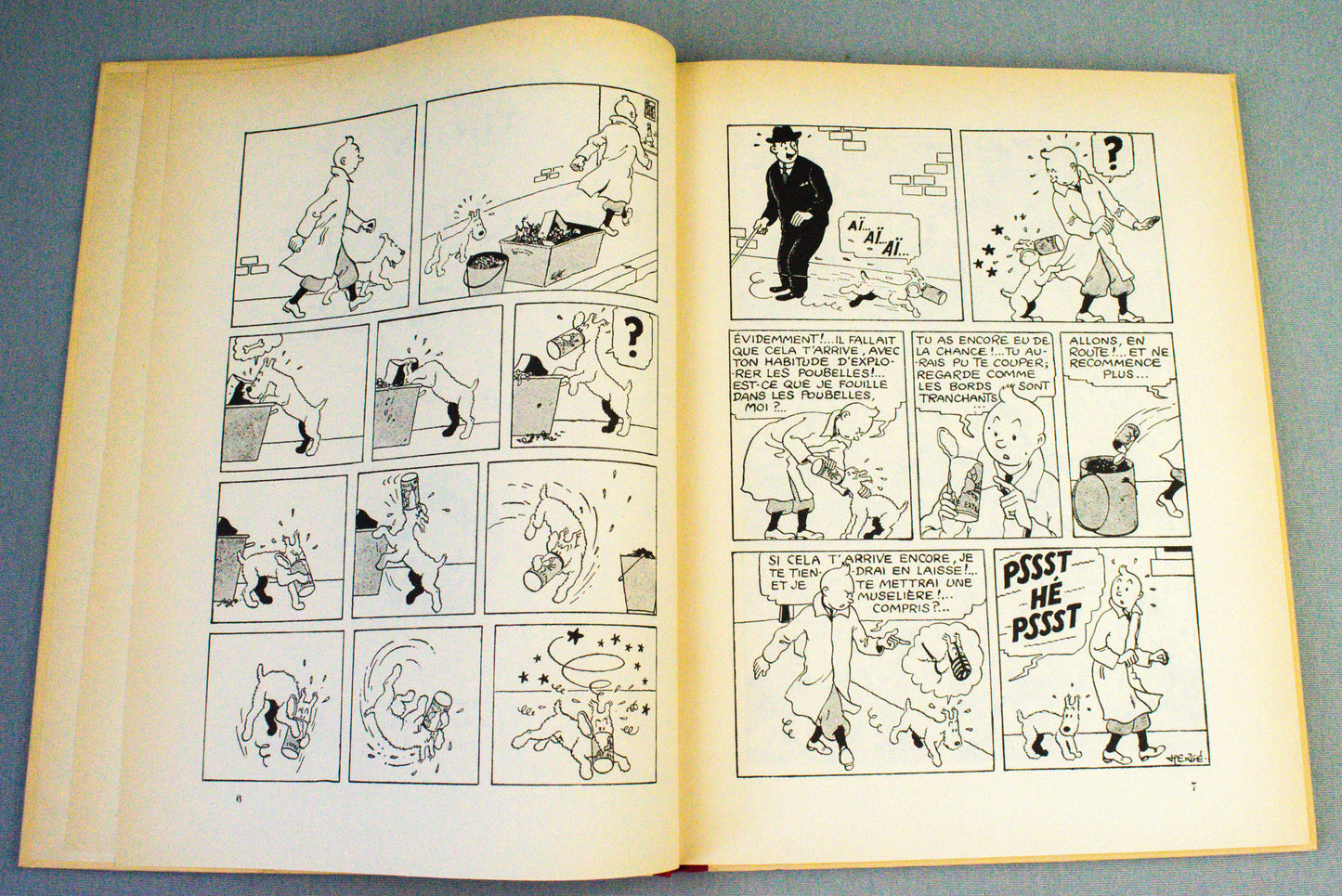 Crabe Aux Pinces D' Or - Rare B&W Facsimile 1st Edition Casterman - 1989 French EO Noire Blanc