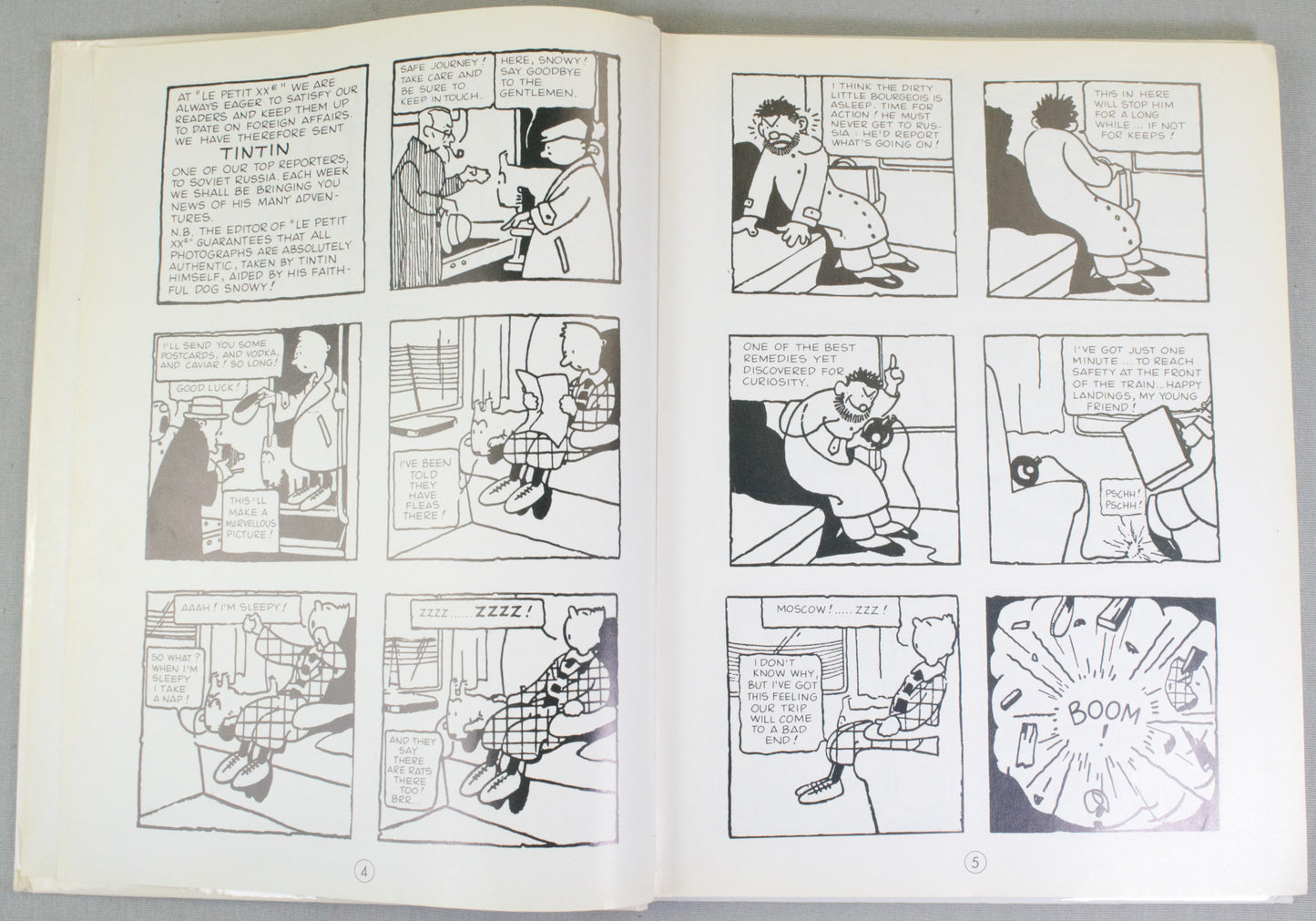 Tintin in the Land of Soviets: Methuen 1999 1st Edition HB Rare comic book Herge EO