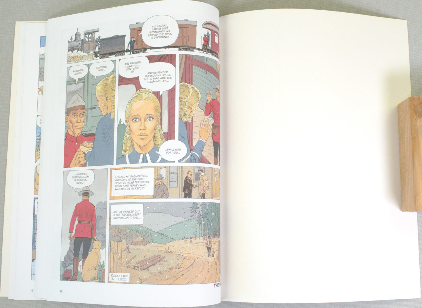 Trent Volume 1: "The Dead Man" Cinebook UK Paperback Edition by Leo & Rodolphe