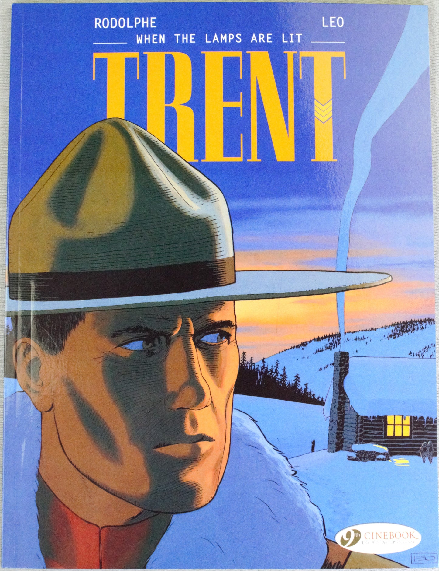 Trent Volume 3: "When the Lamps are Lit" Cinebook UK Paperback Comic Book by Leo & Rodolphe