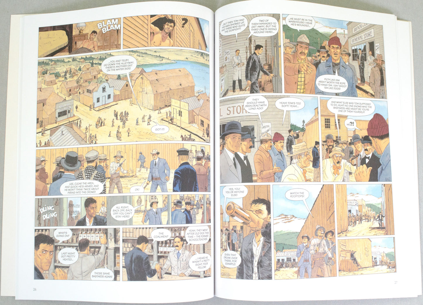 Trent Volume 3: "When the Lamps are Lit" Cinebook UK Paperback Comic Book by Leo & Rodolphe