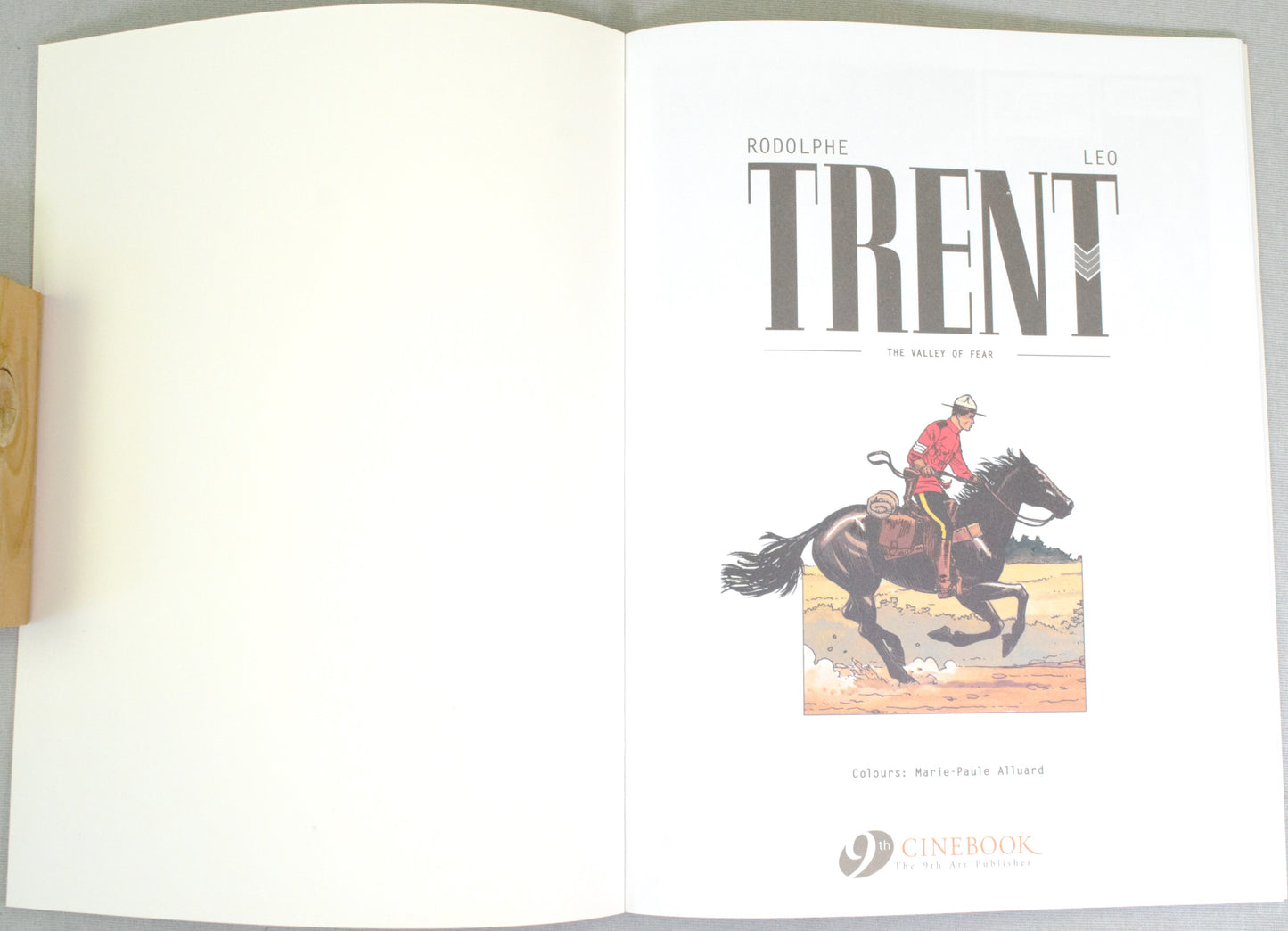 Trent Volume 4: "The Valley of Fear" Cinebook UK Paperback Comic Book by Leo & Rodolphe