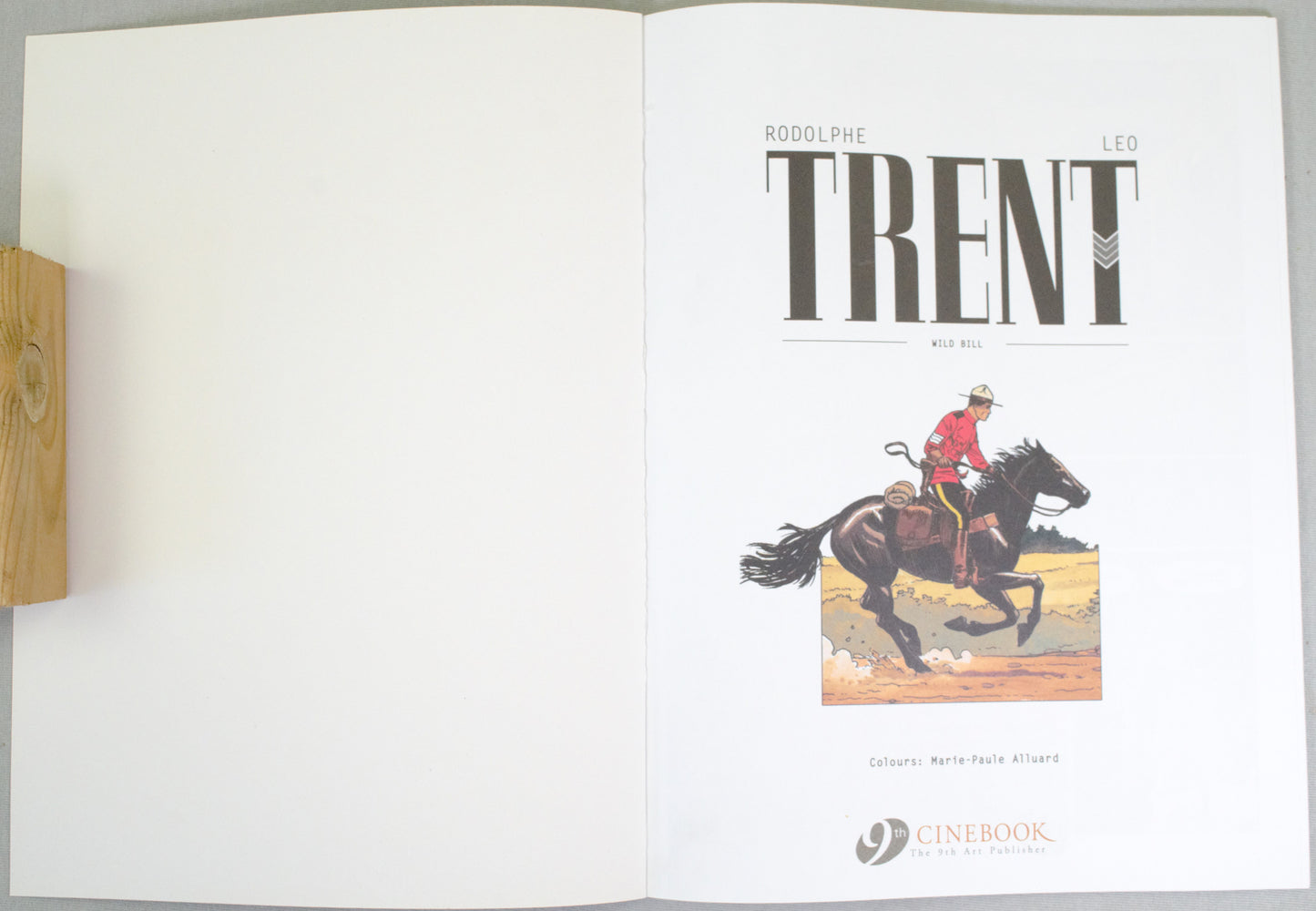Trent Volume 5: "Wild Bill" Cinebook UK Paperback Comic Book by Leo & Rodolphe