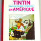 Tintin En Amerique Alternative Cover - Rare B&W Facsimile 1st Edition - 1983 French EO Noire Blanc