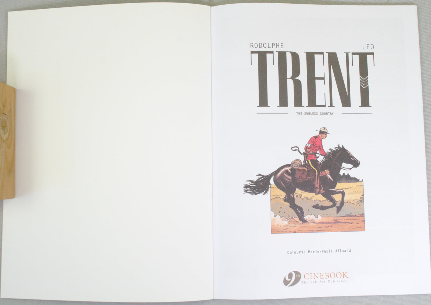 Trent Volume 6: "The Sunless Country" Cinebook UK Paperback Comic Book by Leo & Rodolphe