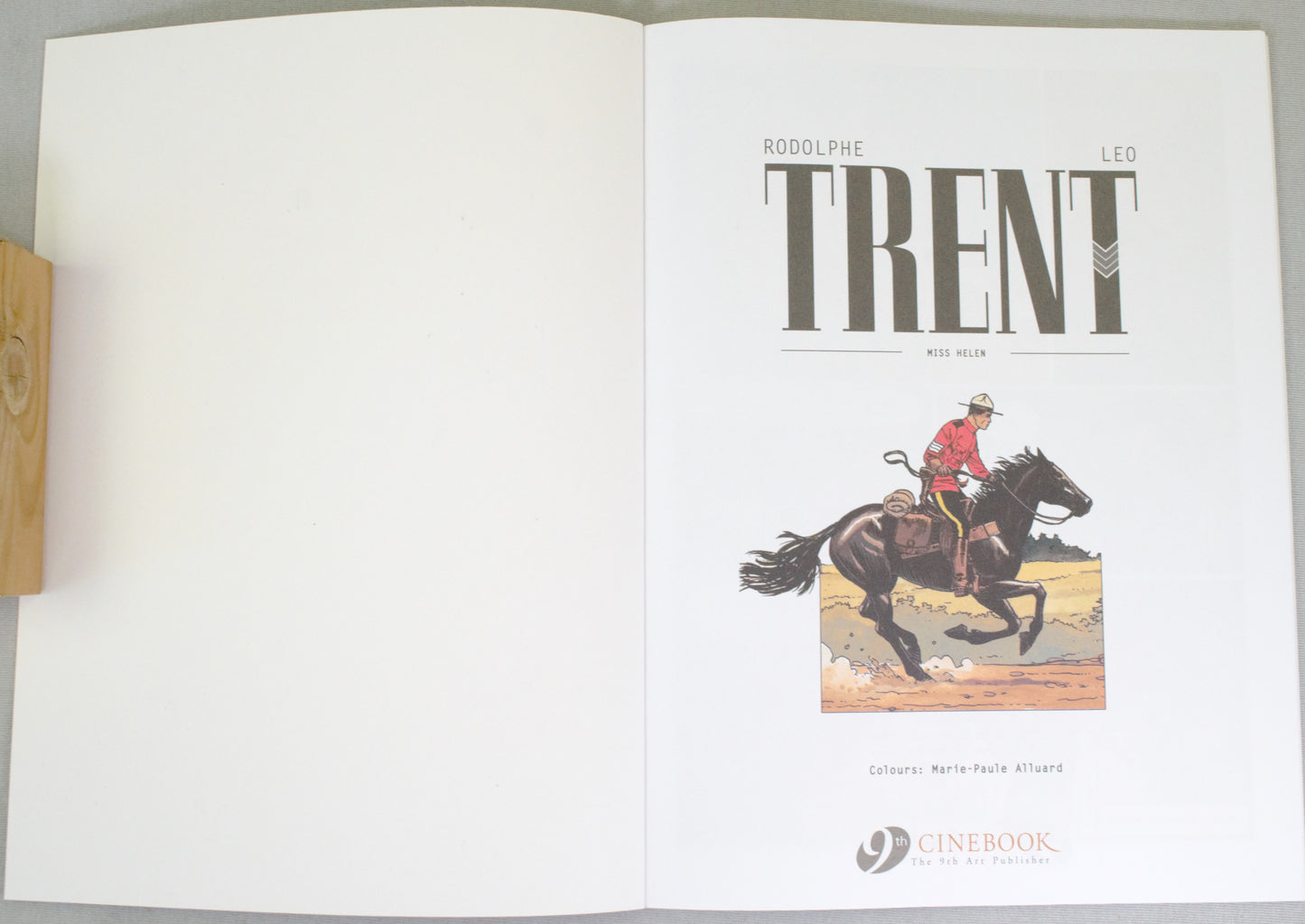 Trent Volume 7: "Miss Helen" Cinebook UK Paperback Comic Book by Leo & Rodolphe