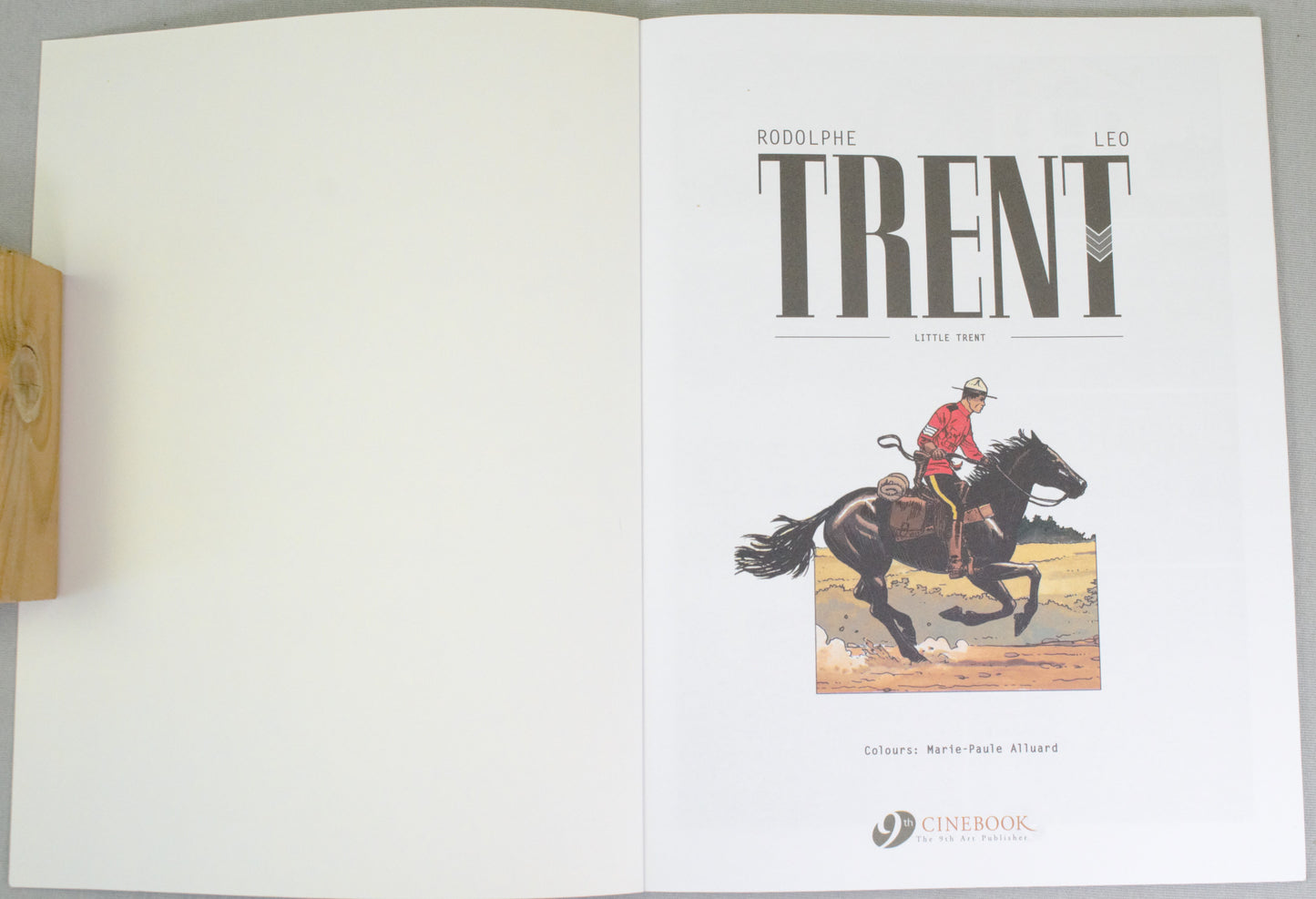 Trent Volume 8: "Little Trent" Cinebook UK Paperback Comic Book by Leo & Rodolphe