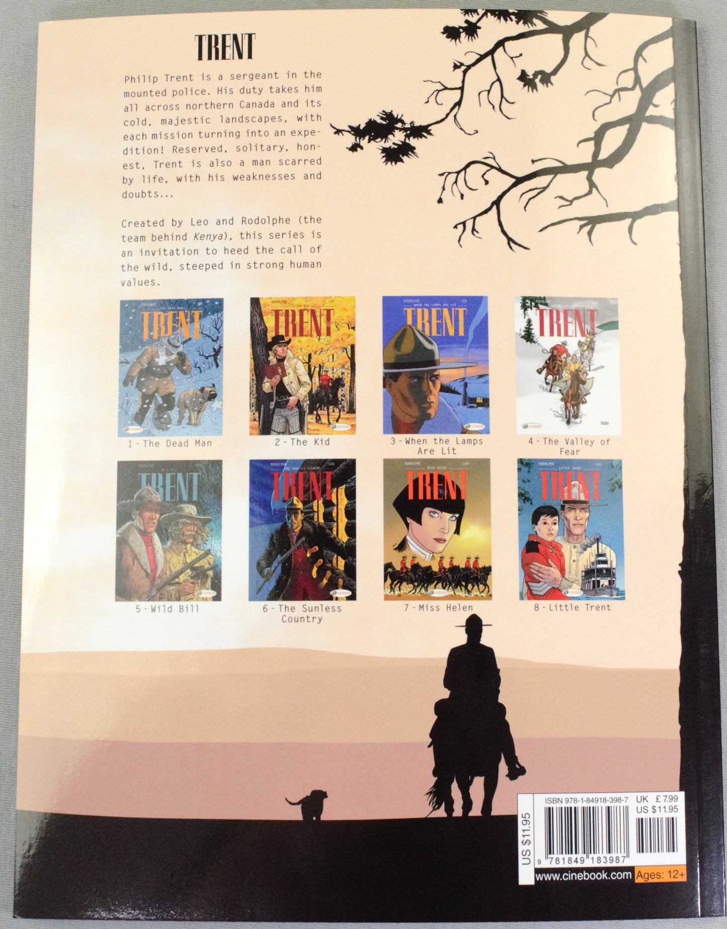 Trent Volume 8: "Little Trent" Cinebook UK Paperback Comic Book by Leo & Rodolphe