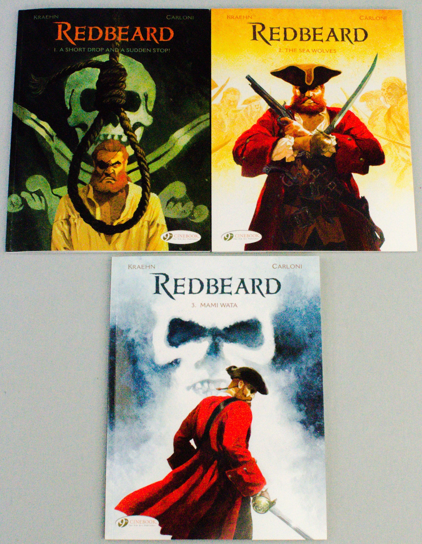 Redbeard Volumes 1-3 FULL SET (UK Cinebook Paperback Edition Comic Books)