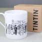 Moulinsart Tintin Mug: “Happy New Year” “Bonne Annee” Carte De Voeux 2024 Cups