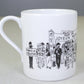 Moulinsart Tintin Mug: “Happy New Year” “Bonne Annee” Carte De Voeux 2024 Cups