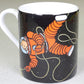 Moulinsart Tintin Calligraphy Character Mug 47987 - Spacesuits on Moon 2023