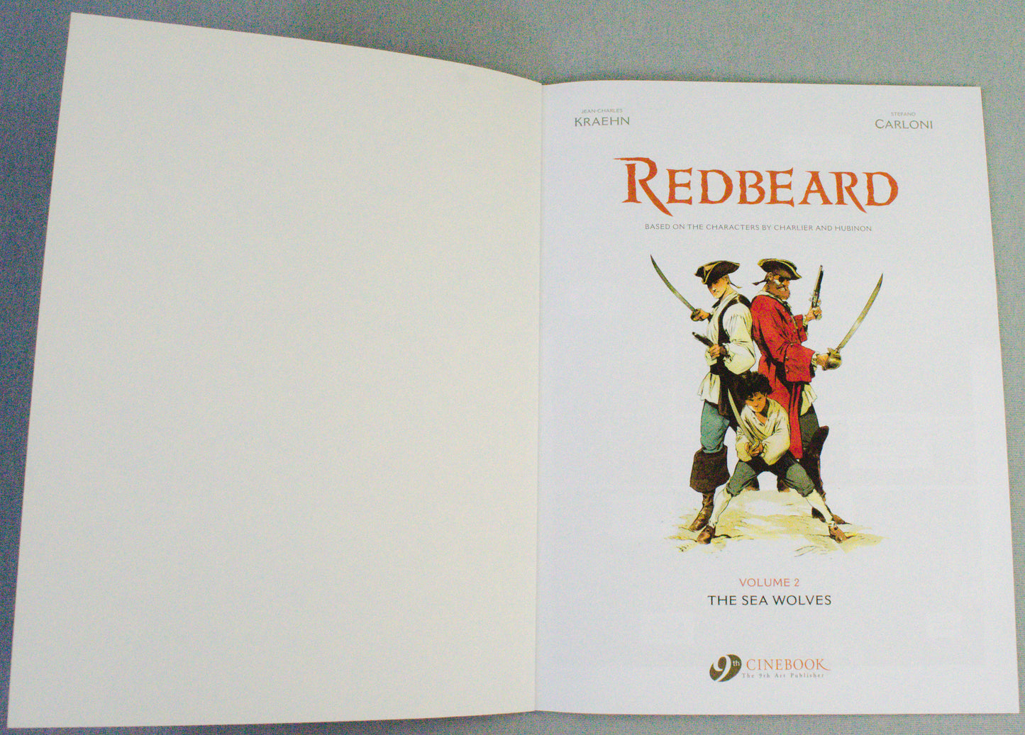 Redbeard Volume 2 (The Sea Wolves) UK Cinebook Paperback Edition Comic Book