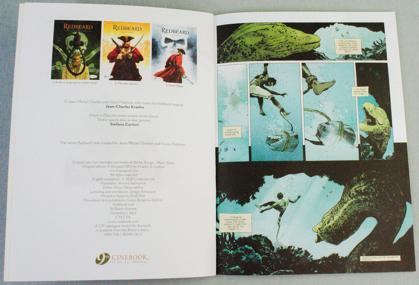 Redbeard Volume 3 (Mami Wata) UK Cinebook Paperback Edition Comic Book