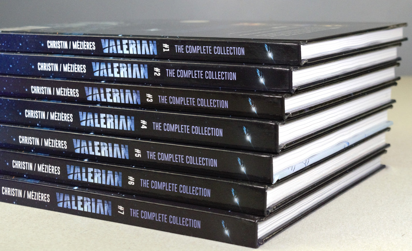 Valerian The Complete Collection Volumes 1-7 Cinebook Hardback Comic Books by Christin/Mezieres FULL SET