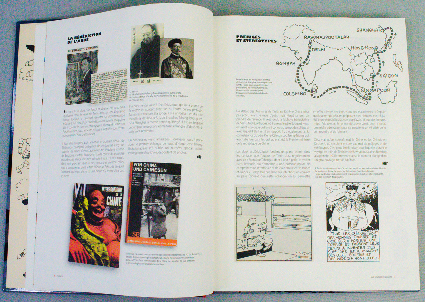 Le Lotus Bleu: Re-colourised Casterman 2025 French Edition Hardback Book