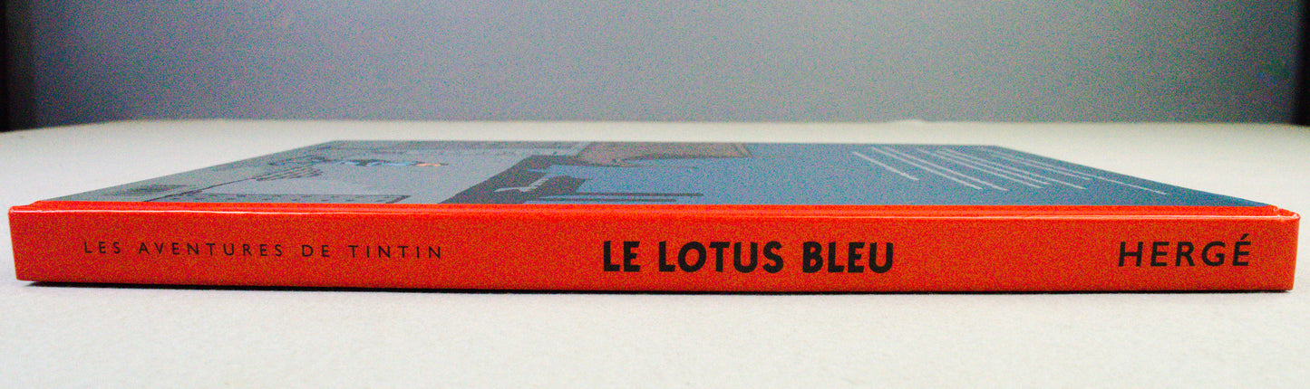 Le Lotus Bleu: Re-colourised Casterman 2025 French Edition Hardback Book