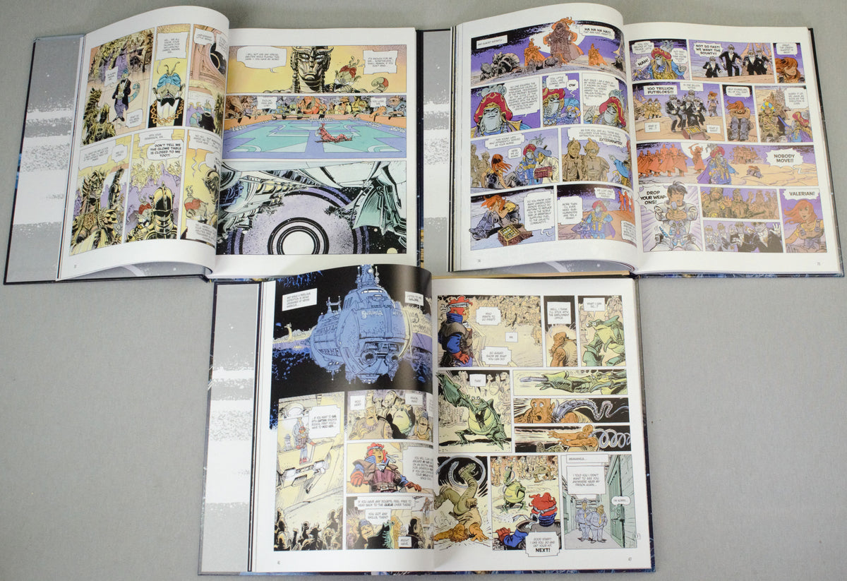 Valerian The Complete Collection Volumes 1-7 Cinebook Hardback Comic Books by Christin/Mezieres FULL SET
