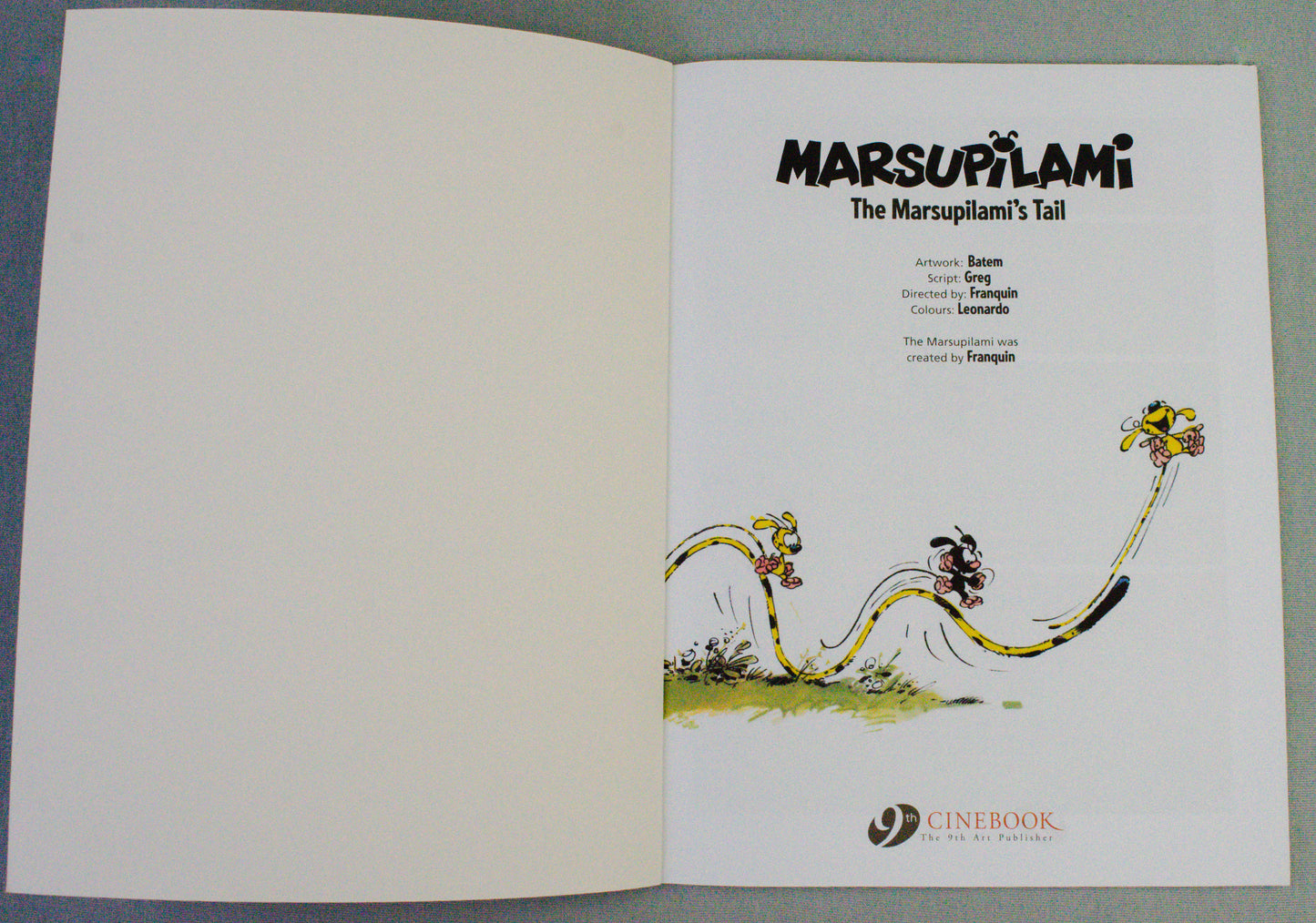 Marsupilami Volume 1 (The Marsupilamis Tail) UK Cinebook Paperback Edition