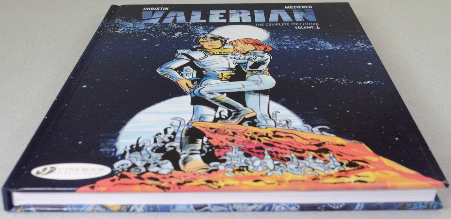 Valerian The Complete Collection Volume 1 - Cinebook UK Hardback Comic Book by Mezieres & Christin