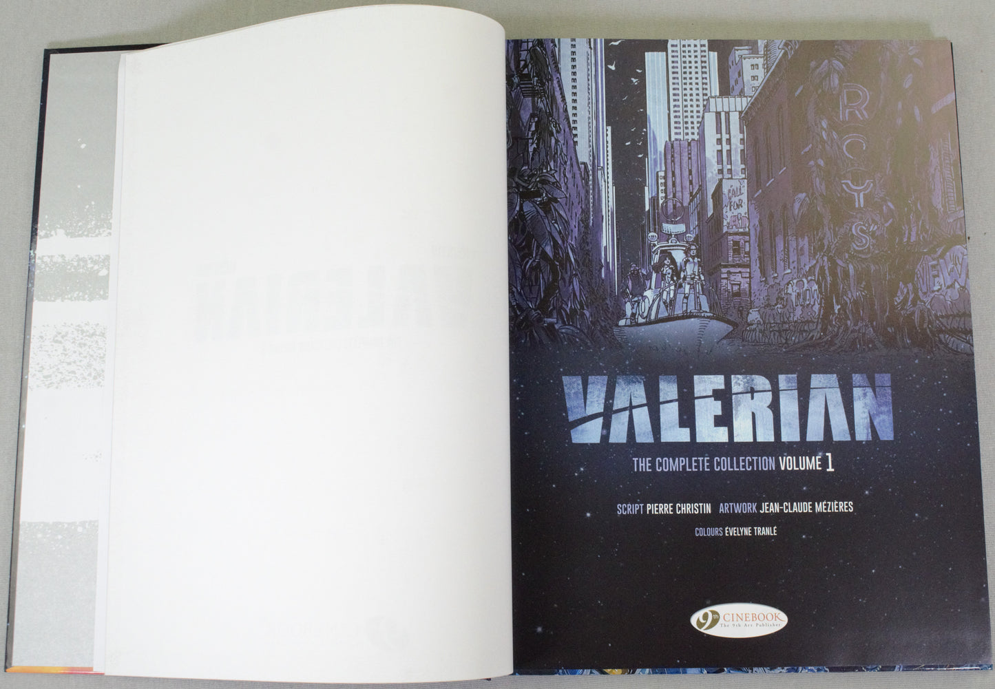 Valerian The Complete Collection Volume 1 - Cinebook UK Hardback Comic Book by Mezieres & Christin