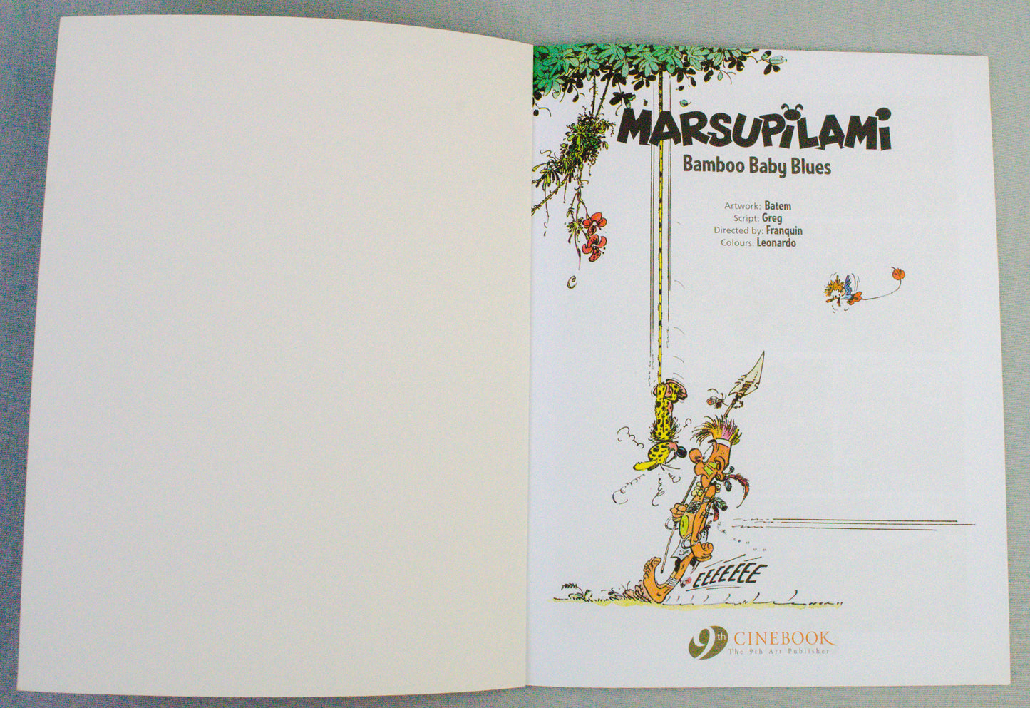 Marsupilami Volume 2 (Bamboo Baby Blues) UK Cinebook Paperback Edition