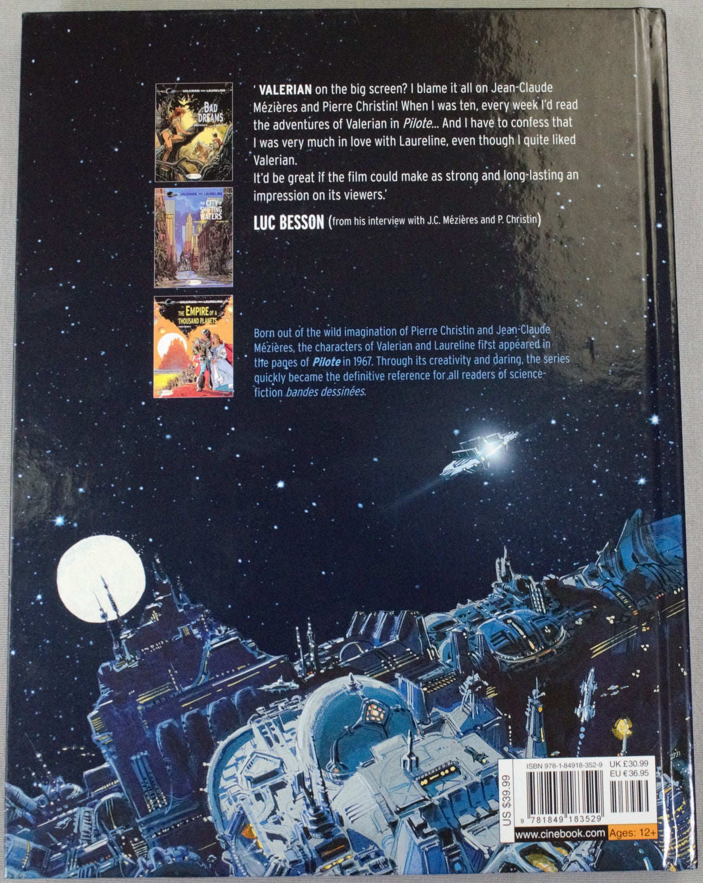 Valerian The Complete Collection Volume 1 - Cinebook UK Hardback Comic Book by Mezieres & Christin