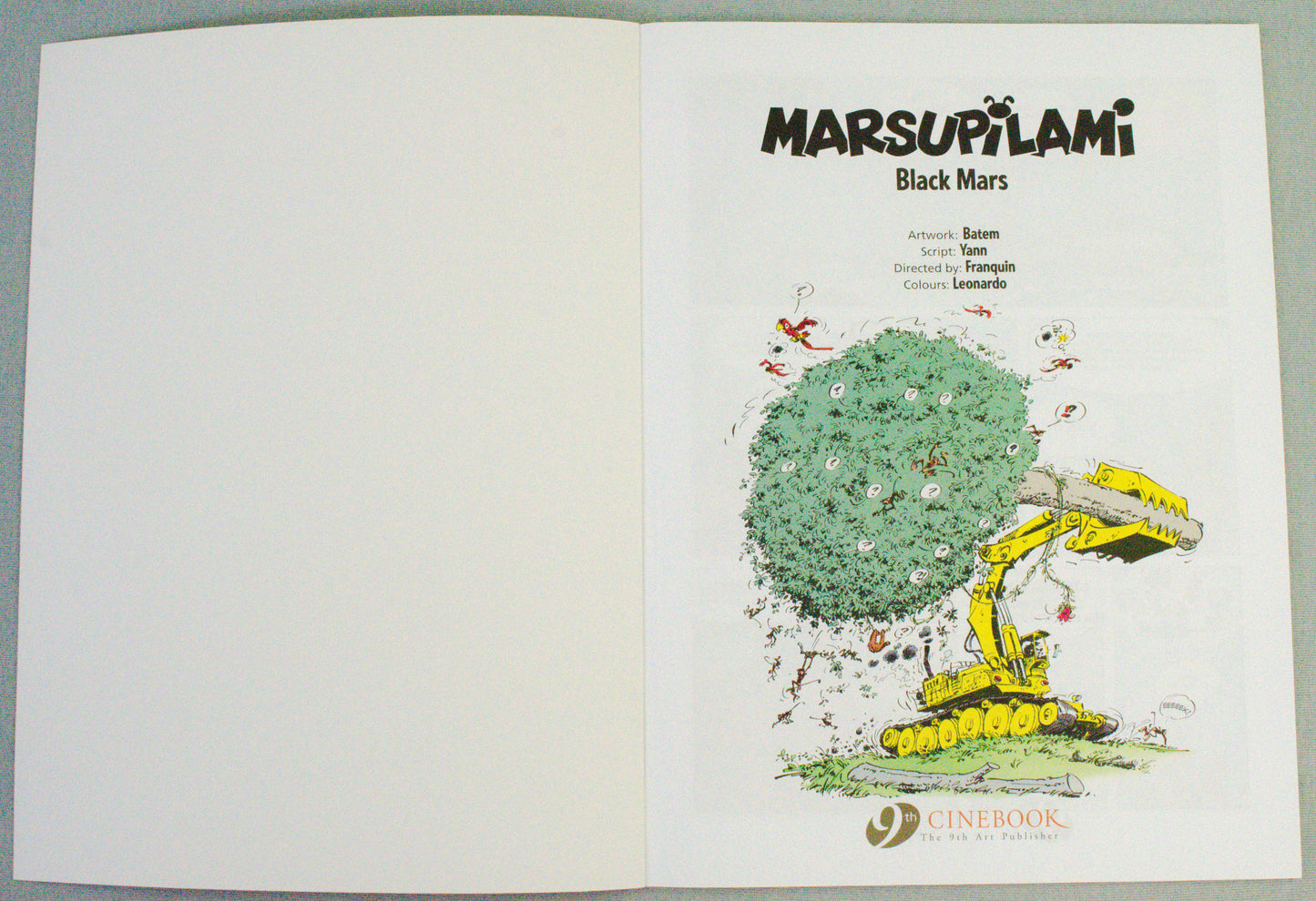 Marsupilami Volume 3 (Black Mars) UK Cinebook Paperback Edition