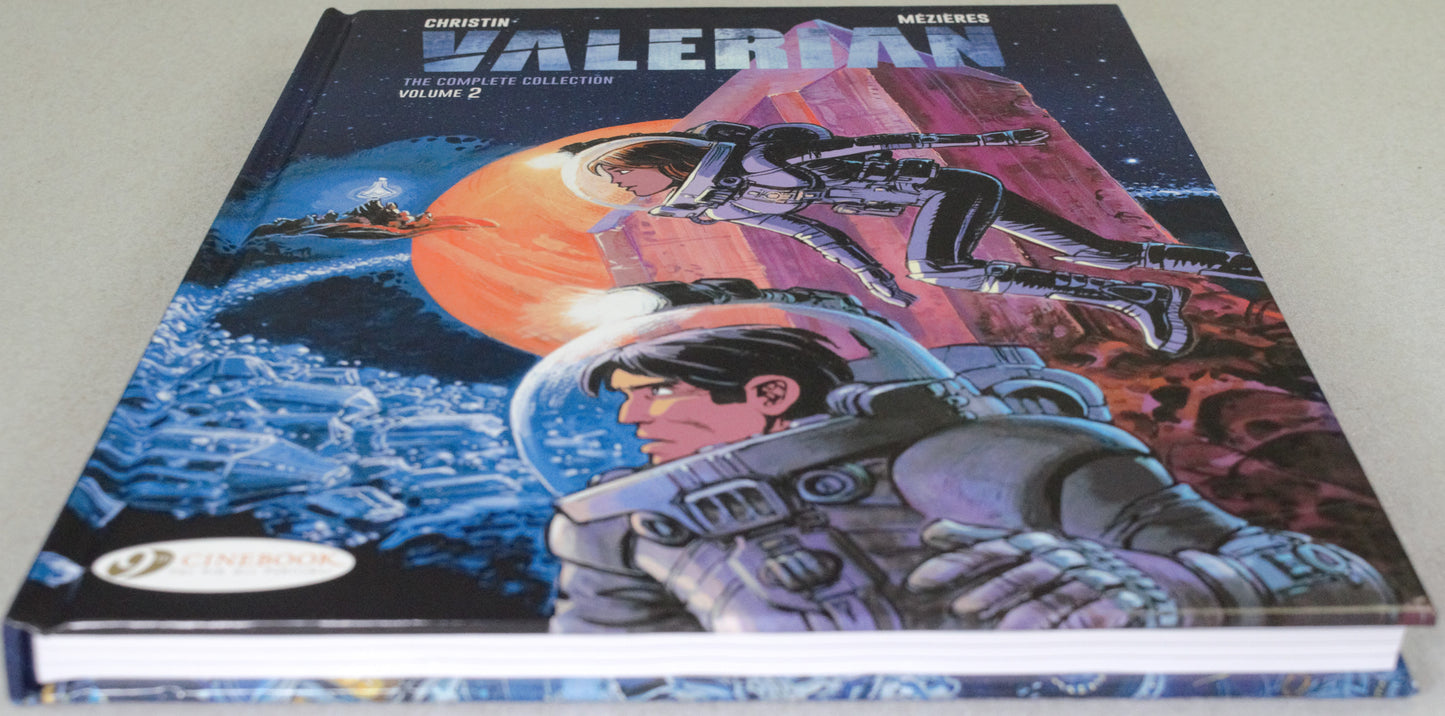 Valerian The Complete Collection Volume 2 - Cinebook UK Hardback Comic Book by Mezieres & Christin