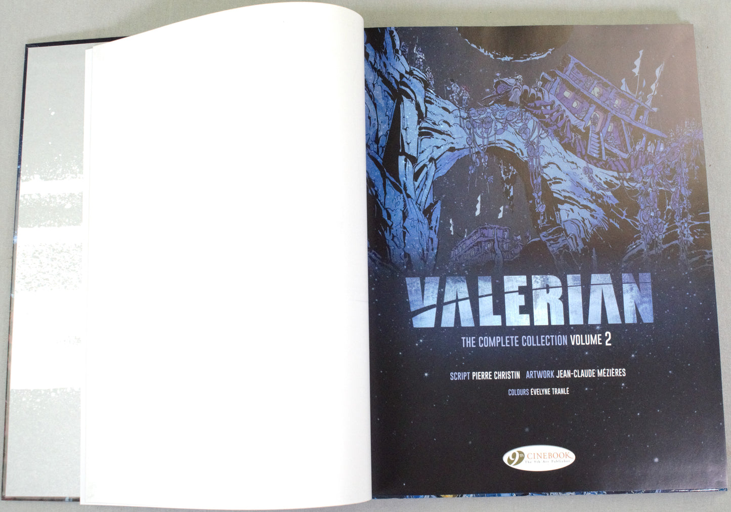 Valerian The Complete Collection Volume 2 - Cinebook UK Hardback Comic Book by Mezieres & Christin