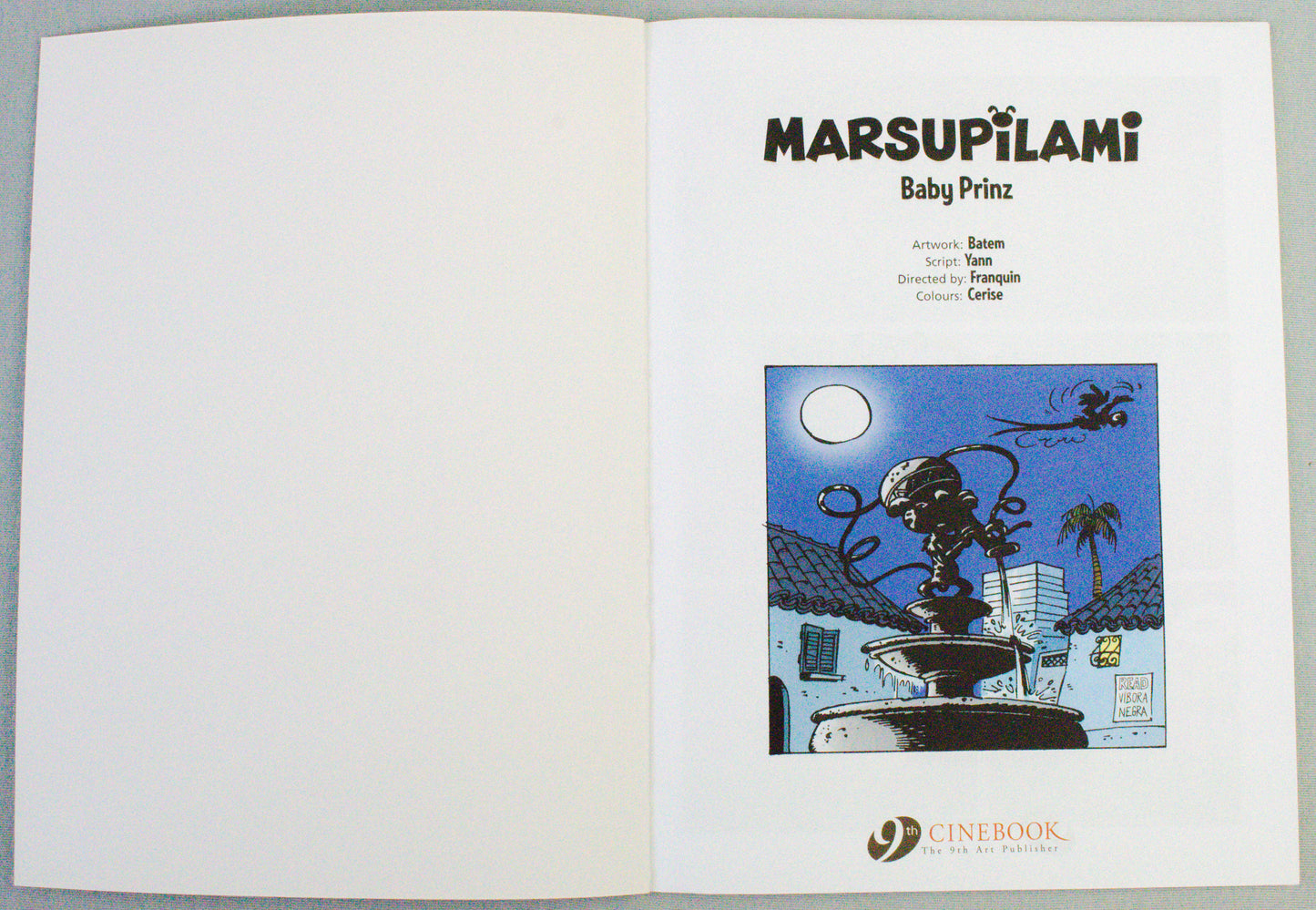 Marsupilami Volume 5 (Baby Prinz) UK Cinebook Paperback Edition