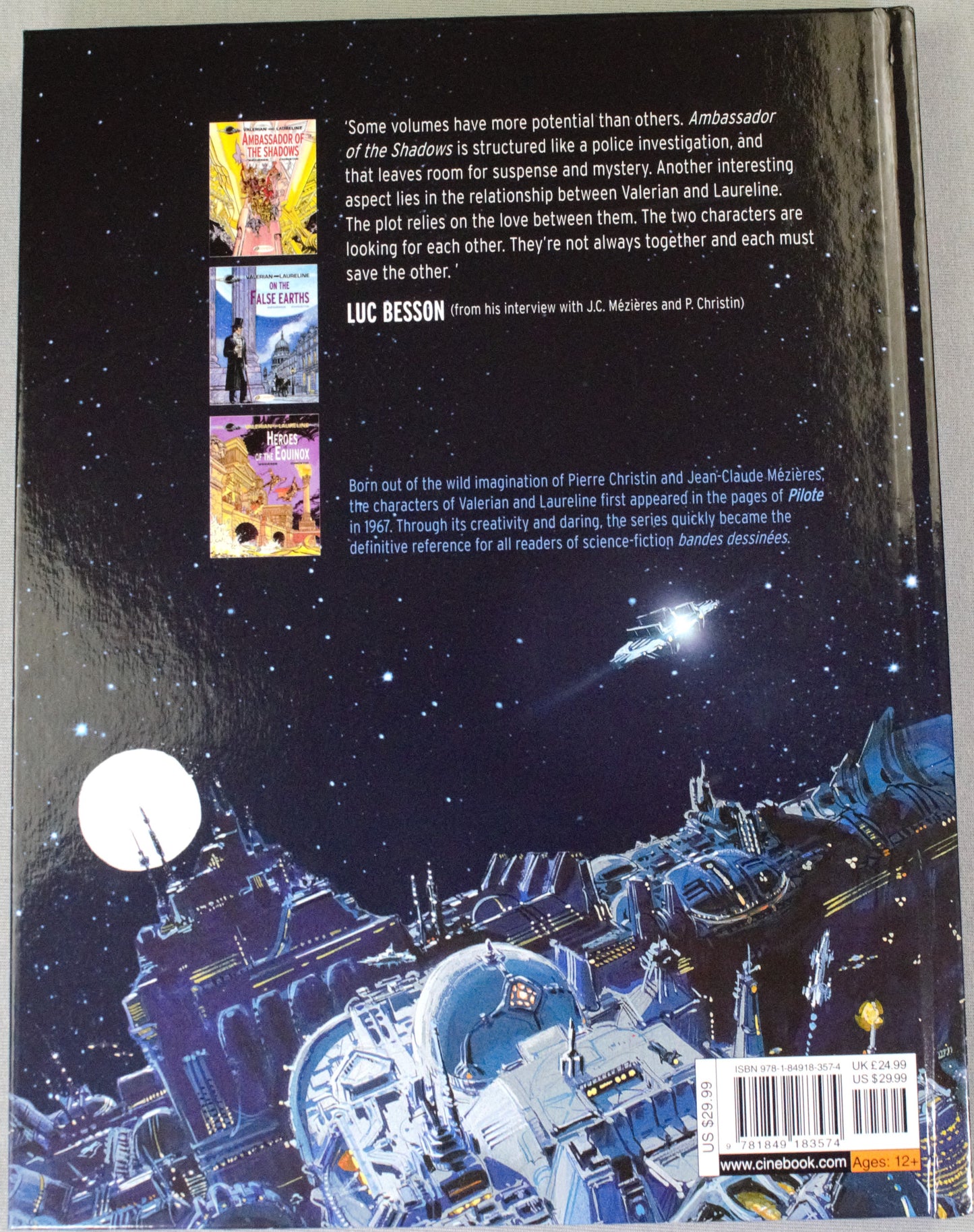 Valerian The Complete Collection Volume 3 - Cinebook UK Hardback Comic Book by Mezieres & Christin (Copy)