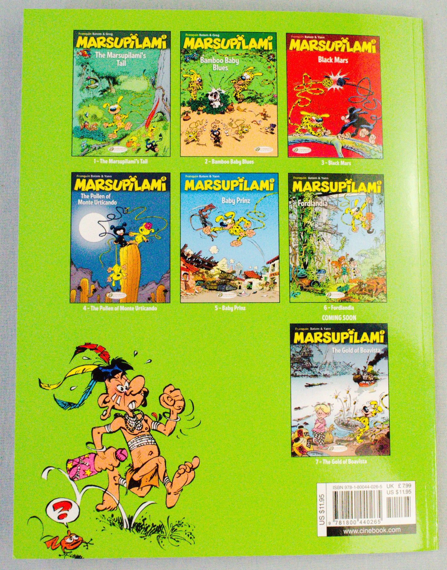 Marsupilami Volume 6 (FordLandia) UK Cinebook Paperback Edition