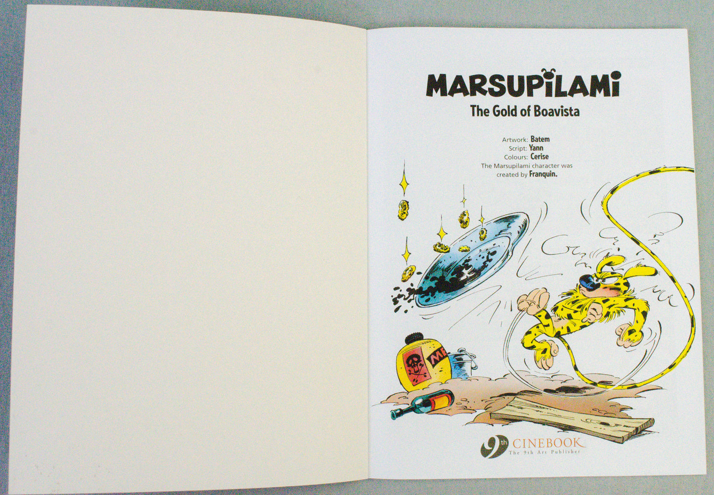 Marsupilami Volume 7 (The Gold of Boavista) UK Cinebook Paperback Edition