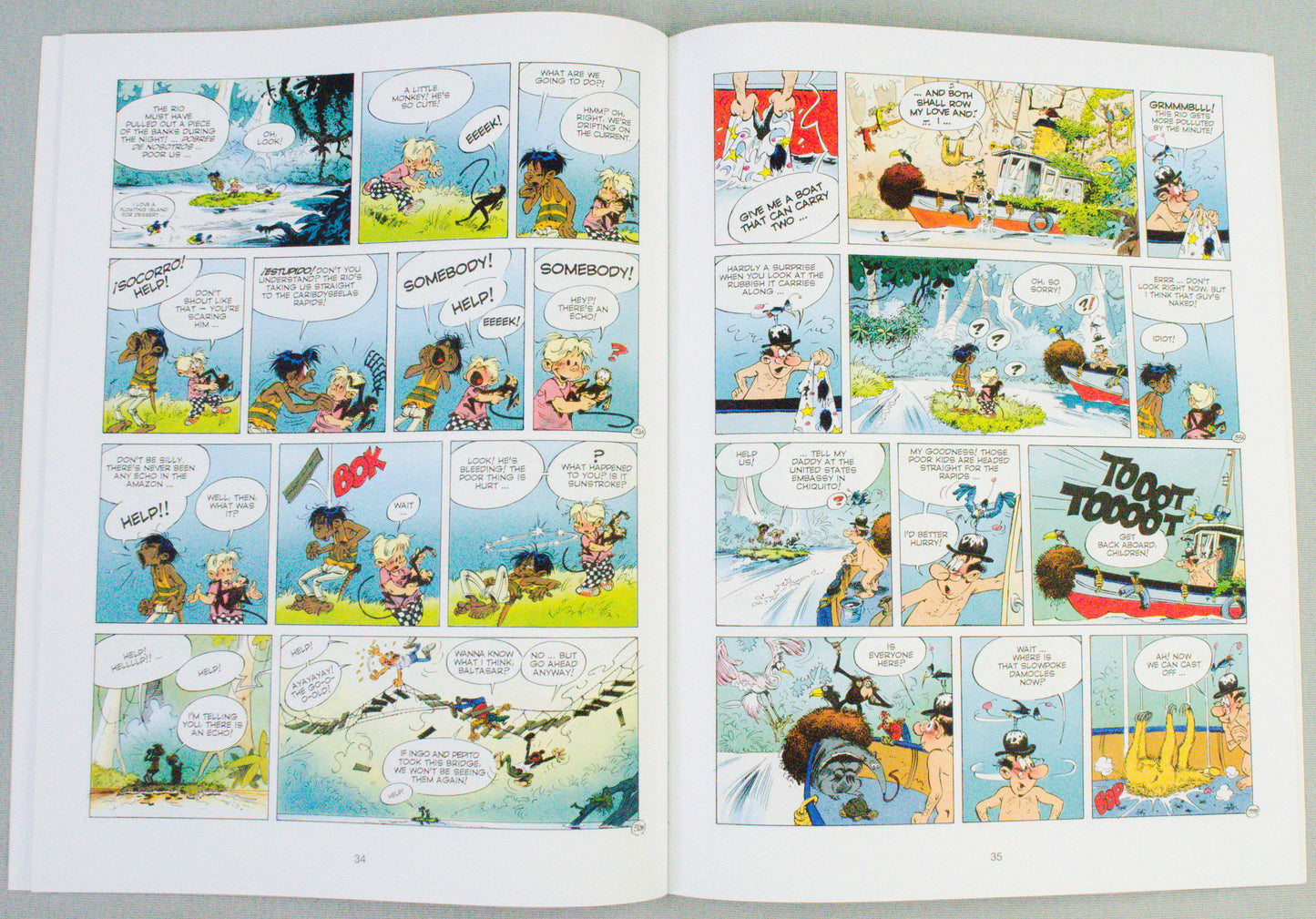 Marsupilami Volume 7 (The Gold of Boavista) UK Cinebook Paperback Edition
