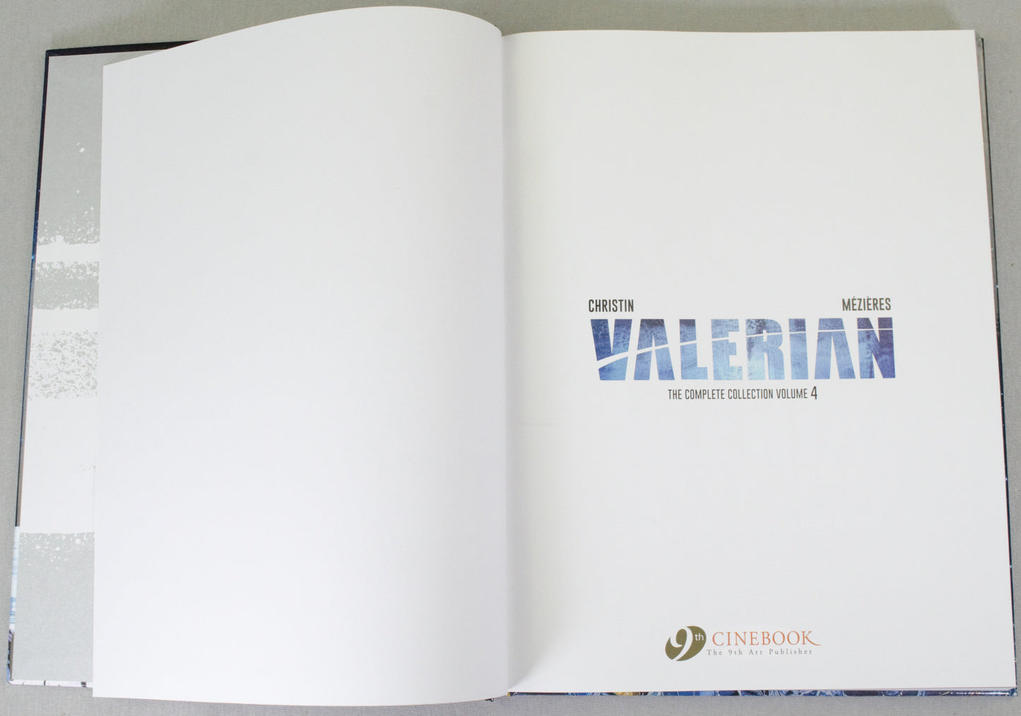 Valerian The Complete Collection Volume 4 - Cinebook UK Hardback Comic Book by Mezieres & Christin