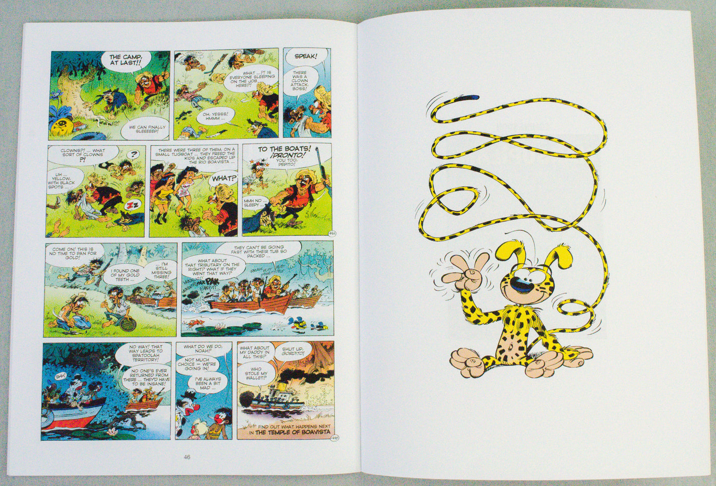 Marsupilami Volume 7 (The Gold of Boavista) UK Cinebook Paperback Edition