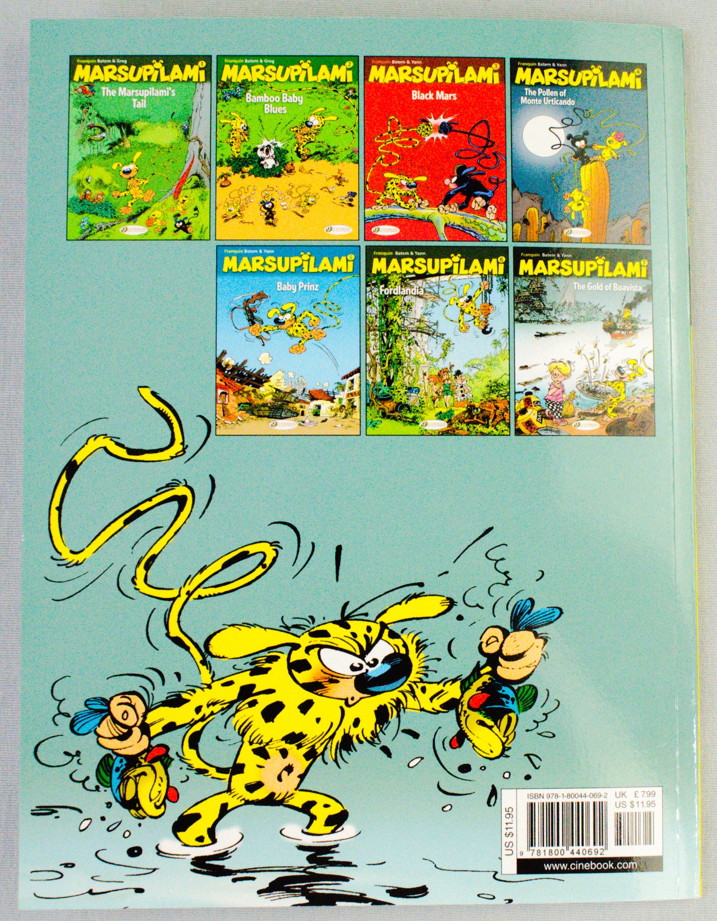 Marsupilami Volume 7 (The Gold of Boavista) UK Cinebook Paperback Edition