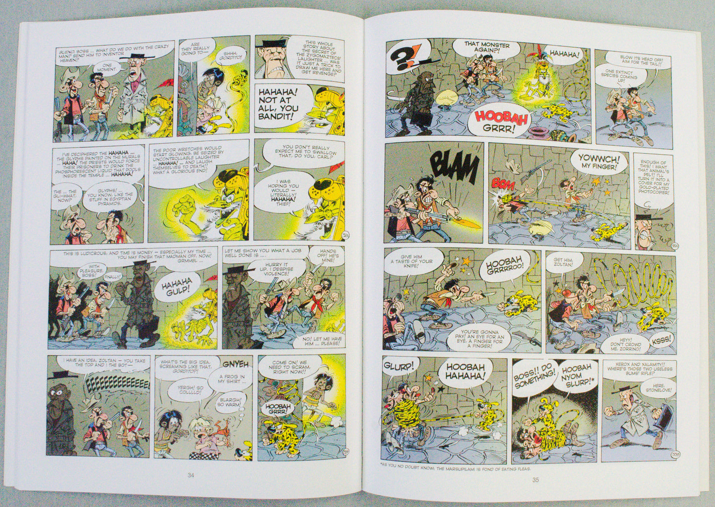 Marsupilami Volume 8 (The Temple of Boavisata) UK Cinebook Paperback Edition