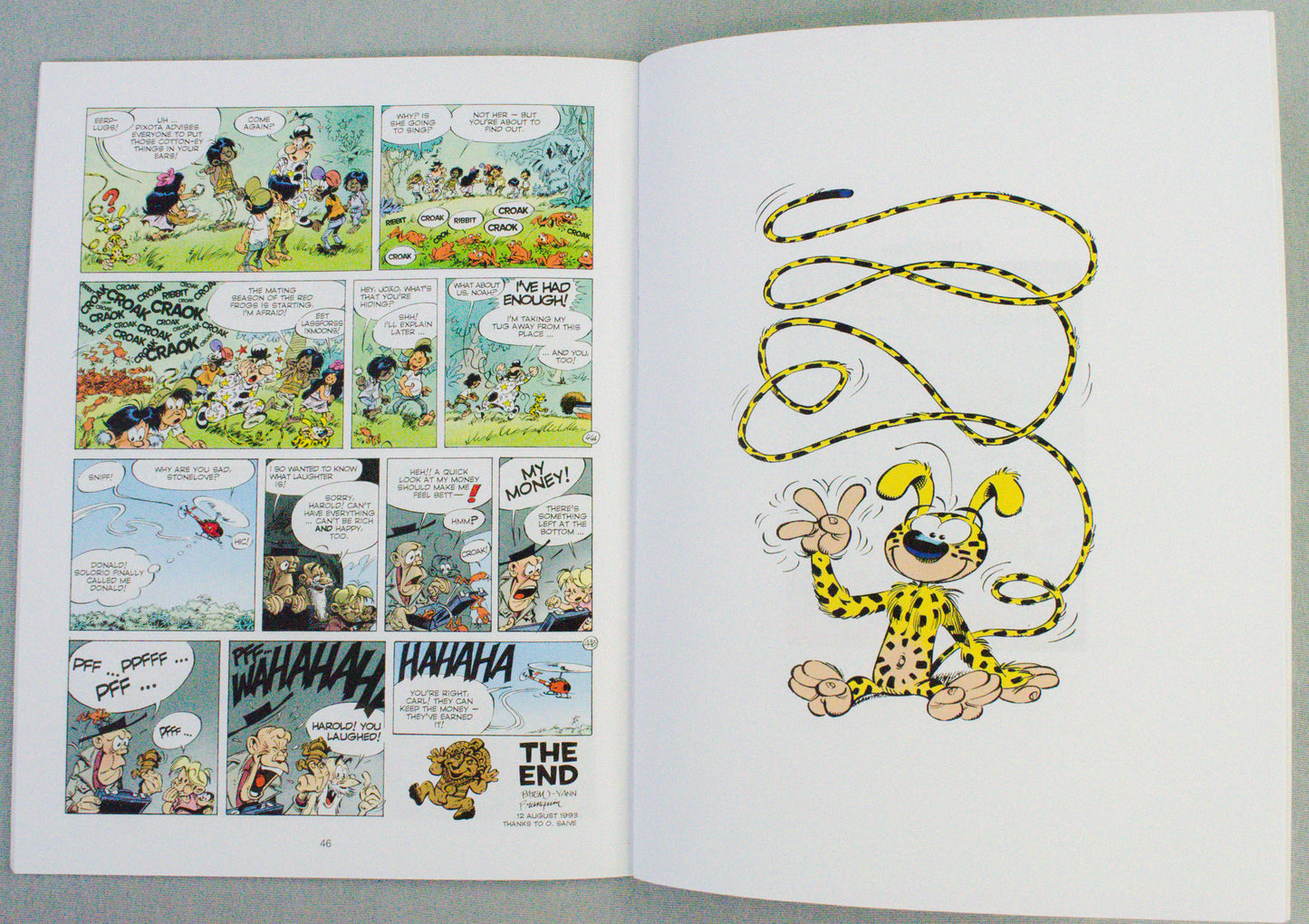 Marsupilami Volume 8 (The Temple of Boavisata) UK Cinebook Paperback Edition