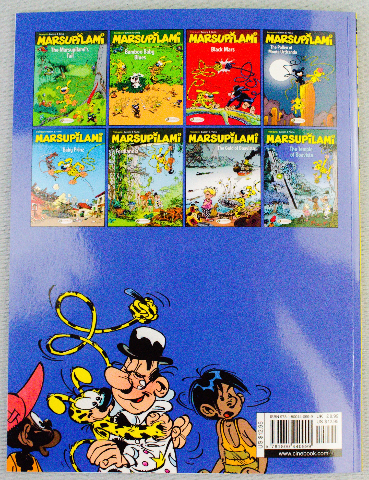 Marsupilami Volume 8 (The Temple of Boavisata) UK Cinebook Paperback Edition