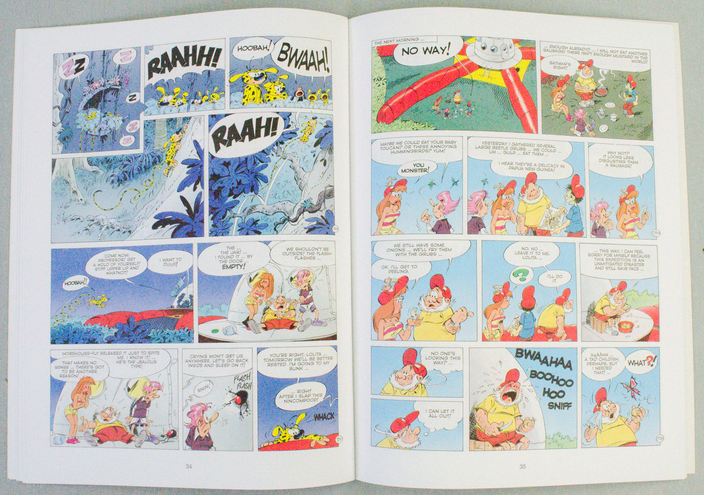 Marsupilami Volume 9 (The Butterfly and the TreeTop Squid) UK Cinebook Paperback Edition