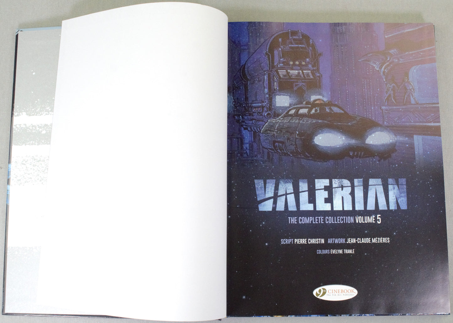 Valerian The Complete Collection Volume 5 - Cinebook UK Hardback Comic Book by Mezieres & Christin
