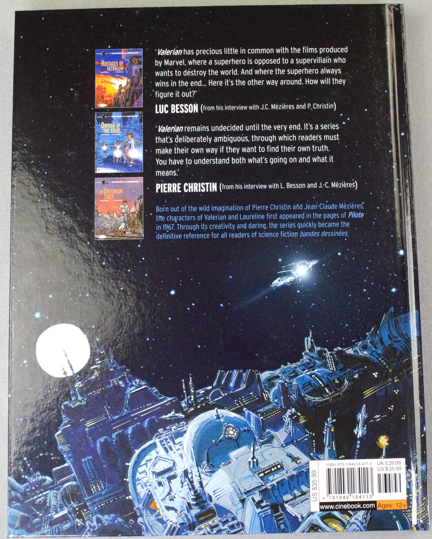 Valerian The Complete Collection Volume 4 - Cinebook UK Hardback Comic Book by Mezieres & Christin