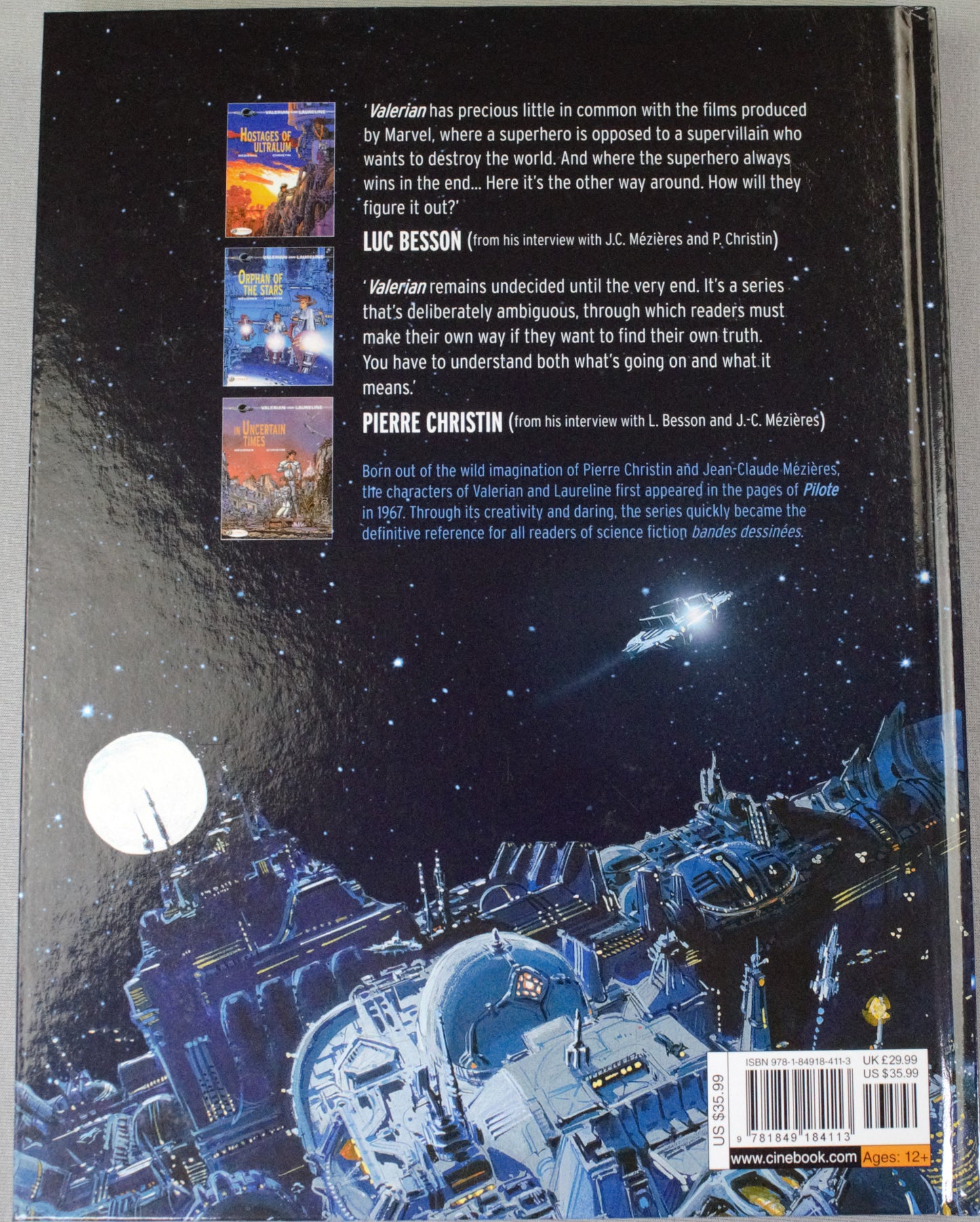Valerian The Complete Collection Volume 6 - Cinebook UK Hardback Comic Book by Mezieres & Christin