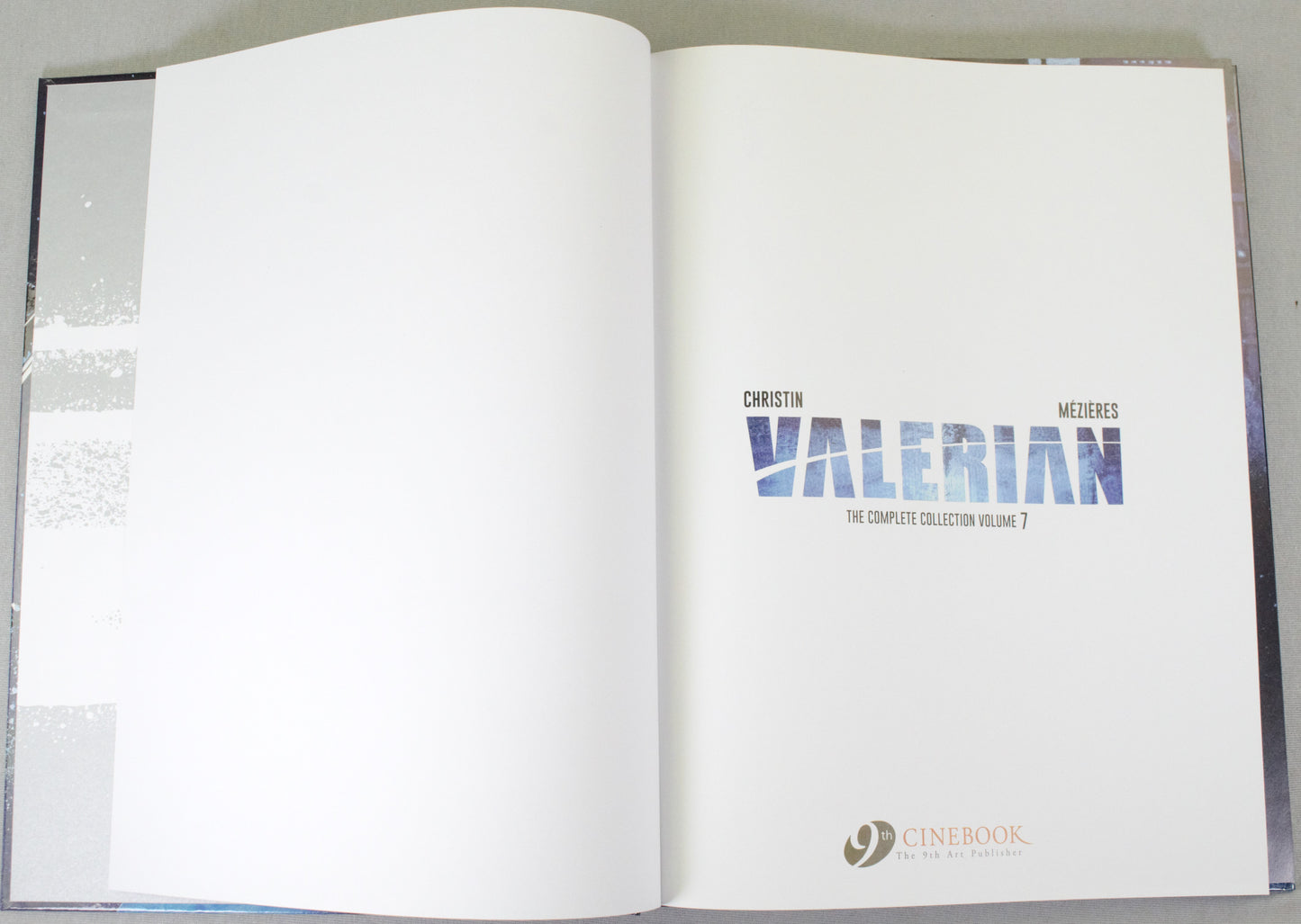 Valerian The Complete Collection Volume 7 - Cinebook UK Hardback Comic Book by Mezieres & Christin