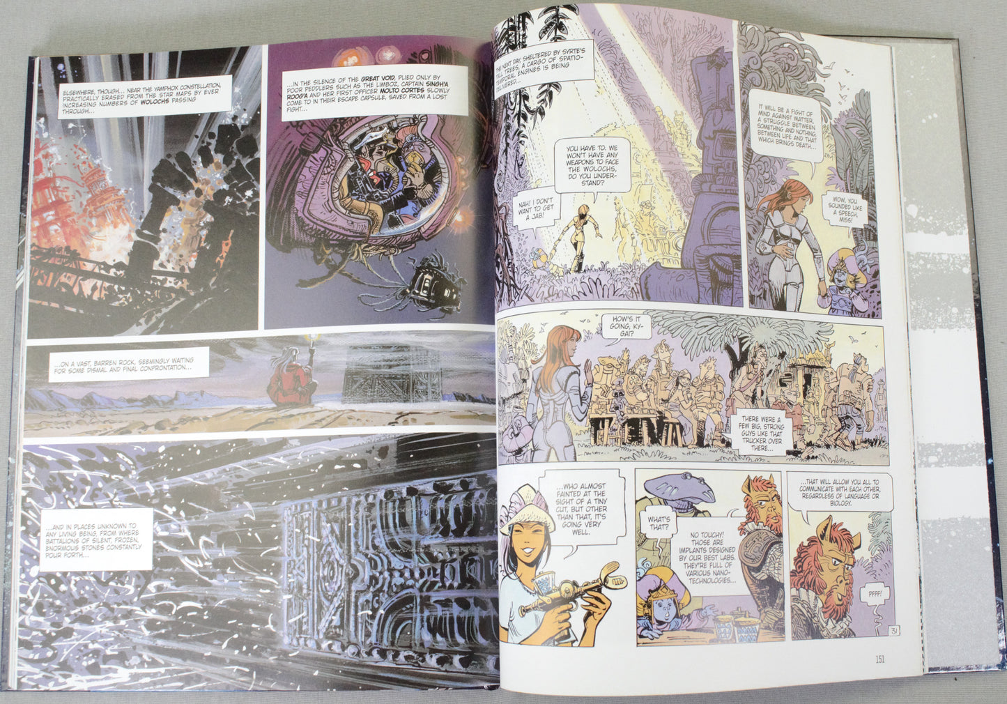 Valerian The Complete Collection Volume 7 - Cinebook UK Hardback Comic Book by Mezieres & Christin