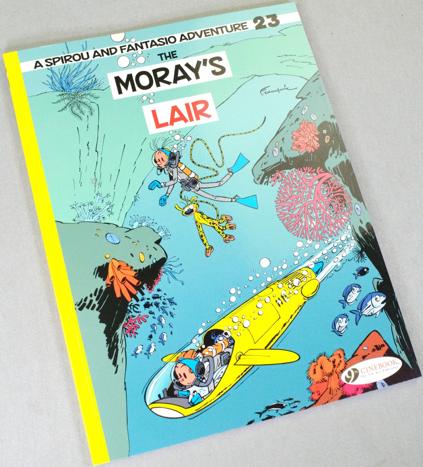 Spirou & Fantasio Volume 23 (The Moray's Lair) - UK Cinebook Paperback Edition