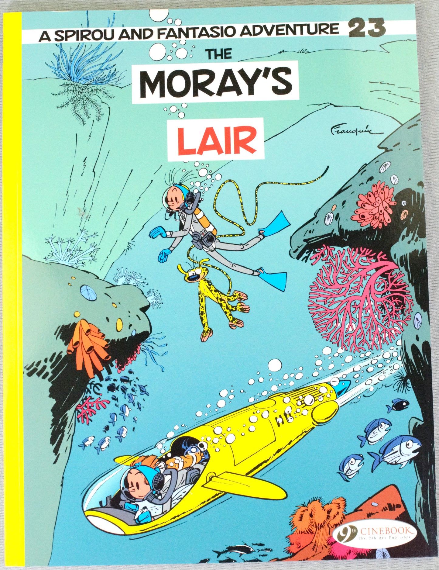 Spirou & Fantasio Volume 23 (The Moray's Lair) - UK Cinebook Paperback Edition