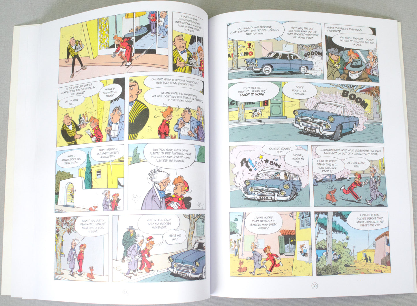 Spirou & Fantasio Volume 23 (The Moray's Lair) - UK Cinebook Paperback Edition
